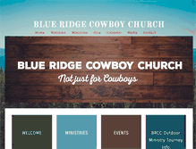 Tablet Screenshot of brcowboychurch.org